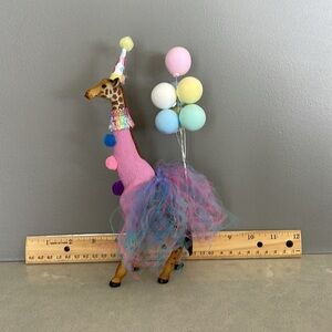 Giraffe cake topper, Birthday decor, Room decor.